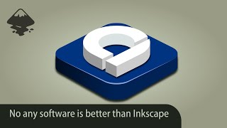 Create Awesome 3d Logo in inkscape  Useful for beginners [upl. by Lonyer]