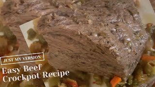 Easy Beef Crockpot Recipe [upl. by Thomasin]