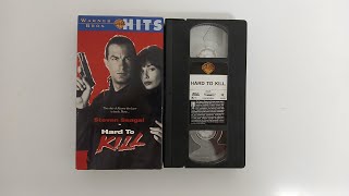 Opening and Closing To Hard To Kill 1990 VHS 60fps1997 Reprint [upl. by Bertilla436]