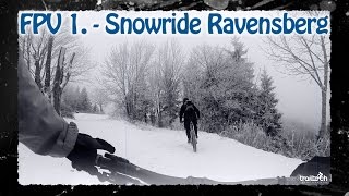 TRAILTECH Mountainbiking Harz  FPV 1  Ravensberg Snowride [upl. by Bills]