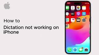 Dictation not working on iPhone  how to fix  iOS  2025 [upl. by Durnan547]