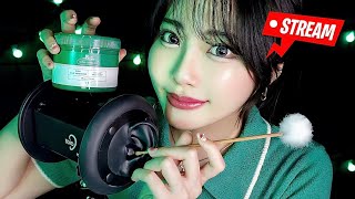 【ASMR】高音質でぐっすり寝れる💤極上耳エステ🥱👂3h囁き耳かき耳マッサージ＆タッピングアロエジェルNIVEAクリームハサミスクイーズ [upl. by China]