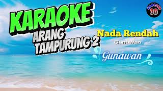 KARAOKE  NADA RENDAH  ARANG TAMPURUNG 2  GUNAWAN  KARAOKE88 [upl. by Neibaf259]