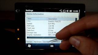 HTC Athena Advantage X7500 X7510 Dopod U1000 TMobile Ameo Windows Mobile WM65 AGB 30 [upl. by Alurd92]