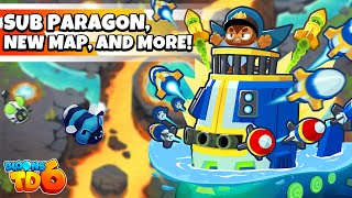 Bloons TD 6 Update 41 Coming Soon  Monkey Sub Paragon [upl. by Tracey]