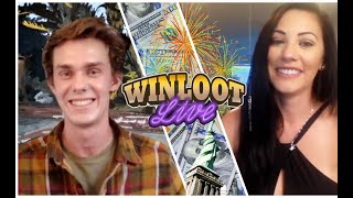 Carolyn Martin Plays Winloot Live Bonus Games With Michael The Artist More Hosts More Games [upl. by Llydnek]