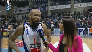 Champville vs Sagesse  Interview Dewarick Spencer [upl. by Thirzi]