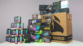 「BRO」4K Water Coolant PC Build  FIRST BLOOD🔪 CORSAIR 1000D With 34 Unit Fan 海盗船 1000D 1000D [upl. by Nylodnewg168]