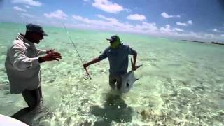 Cuba Saltwater Permit Flyfishing Jardines del Rey Bonefish Tarpon Paradise 480p [upl. by Okomom]