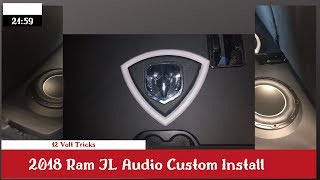 2018 Ram 1500 JL Audio Full Custom Build Stereo [upl. by Ietta]