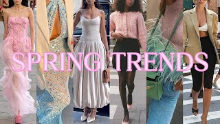 Top 10 Spring Fashion Trends 2024 what to wear this spring [upl. by Creedon438]