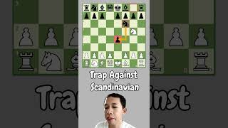 Bullet Game  Opening Trap Against the Scandinavian Defense chess bulletchess openingtraps [upl. by Adnuahsar]