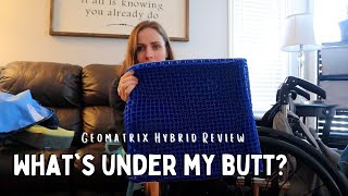 Lets talk wheelchair cushions  GeoMatrix Hybrid review [upl. by Assenahs]