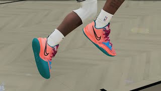 NBA 2K22 NextGen Shoe Creator Kyrie 4 Low 1 World 1 Peace [upl. by Gerome]