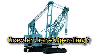 Crawler Crane Operation [upl. by Laurene526]