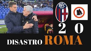 Bologna Roma 20 17 Dicembre 2023 Disastro Mourinho [upl. by Ahasuerus866]