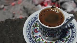 TÜRK KAHVESİ ☕️ NASIL YAPILIR  KÖZDE TÜRK KAHVESİ HOW TO MAKE TURKISH COFFEE  TRADITIONAL RECIPE [upl. by Edlun]