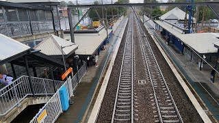 tuggerah station to central station train trip on rainy day part 1 [upl. by Eachern]