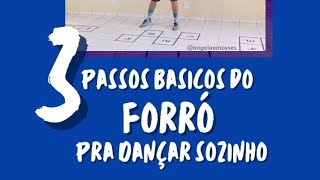 3 Passos Básicos do Forró pra dançar sozinho shorts [upl. by Nicola]