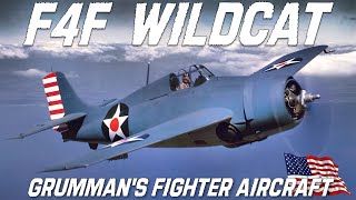 F4F WildCat  Grummans fighter aircraft and a vital contributor to Americas victory in WW2 [upl. by Bridgid]