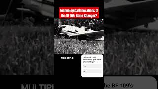 Technological Innovations of the BF 109 GameChanger in WWII [upl. by Yrneh]