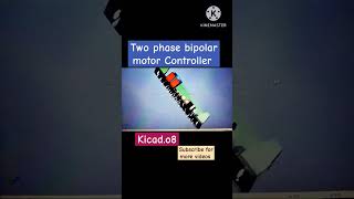 kicad PCB Design 2phase bipolar motor controller automobile arduino sensor diyproject finalyear [upl. by Pesek]