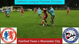 Fairford Town v Worcester City  Sodden Pitch Proper Football [upl. by Ybanrab]