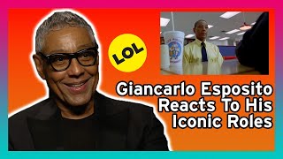 Giancarlo Esposito Reacts To His Most Iconic Roles [upl. by Idolem171]