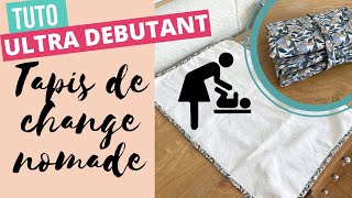 TUTO couture cadeau de naissance  coudre un tapis de change nomade [upl. by Bethel156]