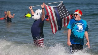 Annual Polar Bear Plunge in Seaside Heights is back [upl. by Hplar]