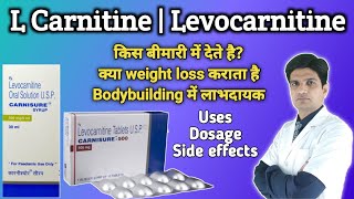 L Carnitine weight loss  L Carnitine  Levocarnitine benefits  Carnitor 500mg [upl. by Darya]