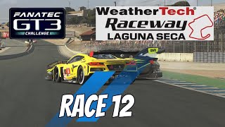 Race 12 FULL RACE  GT3 Fanatec Challenge  Laguna Seca [upl. by Leik615]