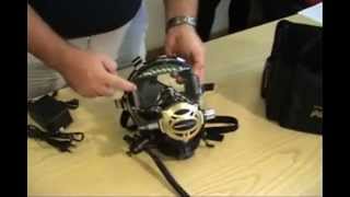 Ocean Reef Neptune Space Full Face Diving Mask Shield Display and Visor Light Setup [upl. by Broddy315]