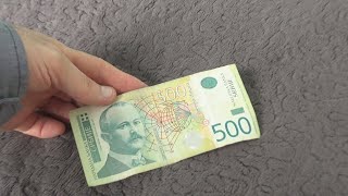 500 Serbian Dinar Banknote in depth review [upl. by Roer]