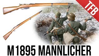 8x50R Austrian M1895 Mannlicher StraightPull  the original [upl. by Nyrraf]