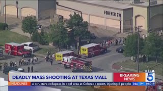 At least 8 people dead in Texas mall shooting [upl. by Airretnahs]