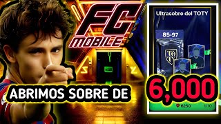 ABRIMOS SOBRE DE quot6000quot GEMAS  RANQUEANDO 💪😮🔥⚽️ FC MOBILE [upl. by Leind]