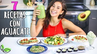 7 RICAS RECETAS CON AGUACATE🥑Vegano y Fácil  Yovana [upl. by Aver]