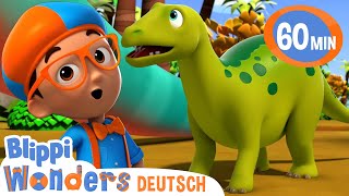 Der größte Dinosaurier  Blippi Deutsch  Abenteuer und Videos für Kinder [upl. by Anatnahs763]