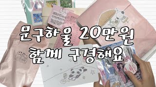 20만원치 문구하울하고 다꾸해요ദ്ദി´ ▽  🛍️ 라연팬시 팜팜스튜디오 플레이 젤리크루 모두 모아보기 [upl. by Belden]