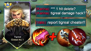 DAMAGE TIGREAL JUNGLE IN SOLO RANKED GAME TOTALLY INSANE [upl. by Claudetta]