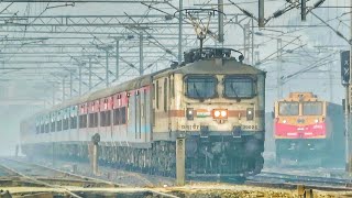 3 in 1 Morning Speedy LHB Superfast Special Trains Overtake Angad WDG6G At Gonda Kachehri Station [upl. by Laon]