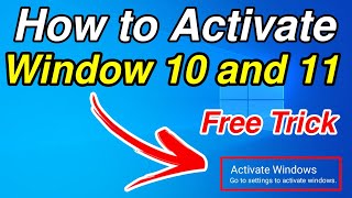 How to Activate Windows 10 in Laptop  Windows 10 Activate Kaise Karen  windows 10 activation [upl. by Morrie]