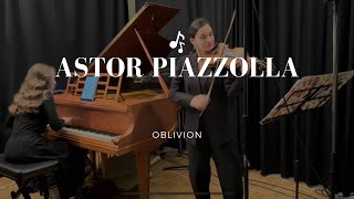 Astor Piazzolla – Oblivion Violin and Piano Live Performance [upl. by Slyke]