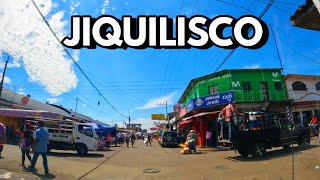 PASEANDO por las CALLES de JIQUILISCO en USULUTAN El Salvador [upl. by Ninnahc988]