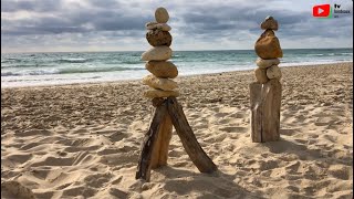 MONTALIVET  🏖️ Le Cairn de la plage Naturiste  Bordeaux Surf TV [upl. by Ahsinan]