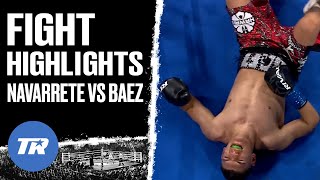 Emanuel Navarrete Delivers Nasty Body Shot KO of Baez to Retain Belt  FIGHT HIGHLIGHTS [upl. by Bremer]