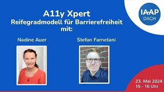 A11y Xpert Reifegradmodell für Barrierefreiheit [upl. by Jat]