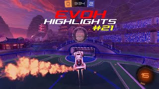 Best of Evoh 21  Rocket League Highlights [upl. by Terb433]