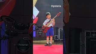 Muse  Hysteria Bass Cover Show [upl. by Sandler]